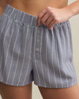 Blue Velvet Pyjamas Short