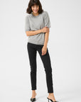 Lizza Striped Knit T-Shirt