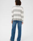 Lizza Striped Polo Pullover