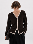 Yenah Contrast Cardigan
