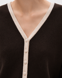 Yenah Contrast Cardigan