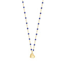 Collier Lucky Coeur - Résine Lapis