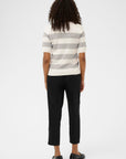 Lizza Striped Knit T-Shirt